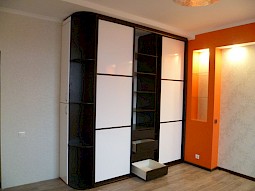 Встроенный шкаф в гостинную на заказ